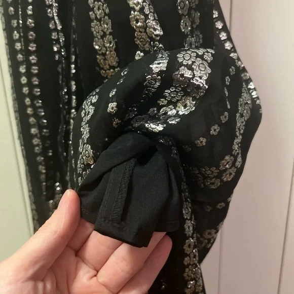 Emerson Fry Pandora Maxi in Black Lurex Size XS, S Available NWT - Picture 5 of 12